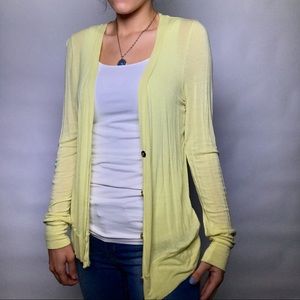 Yellow Comfy Cardigan Sweater